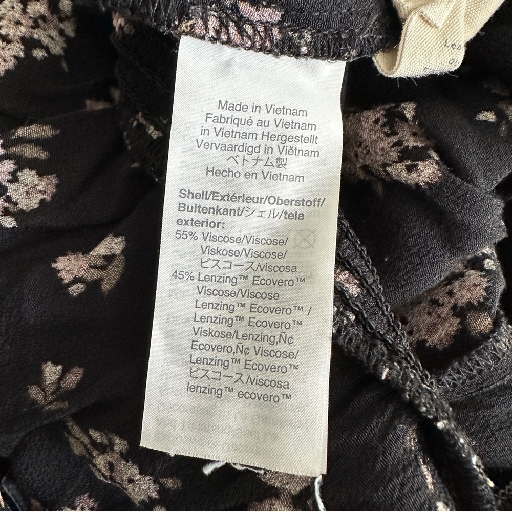 Madewell Wide Leg Floral Jumpsuit in Dandelion Bouquet - Size X-Small - Picture 12 of 13